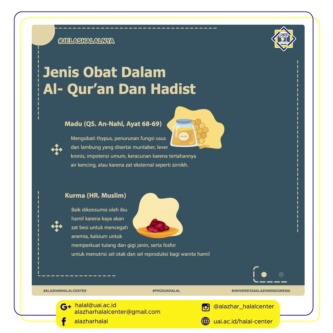 Jenis Obat Dalam Al-Qur’an Dan Hadist